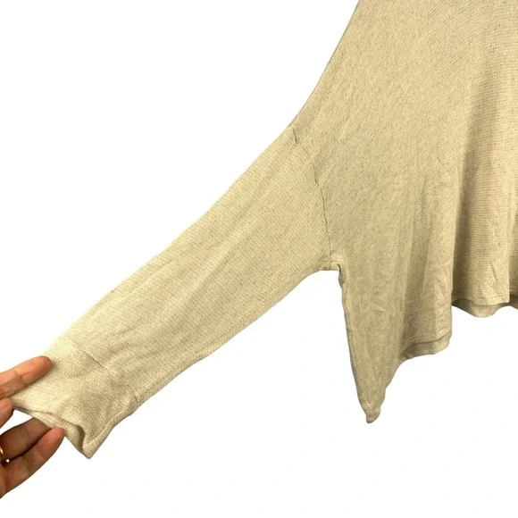 Joah Brown Relaxed Fit Slouchy Sweater Oatmeal‎ OSLightweight Dolman Sleeve